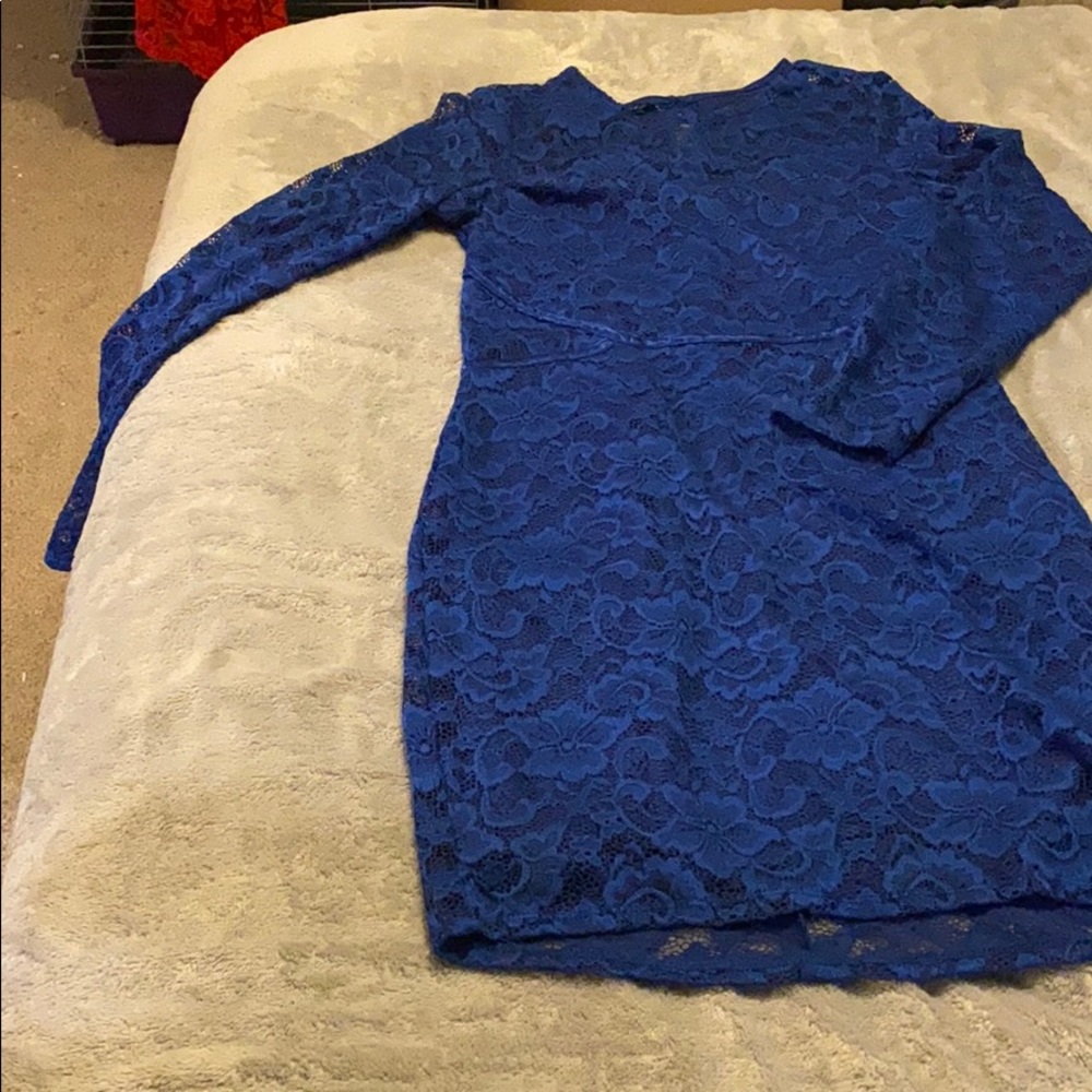 Blue dress